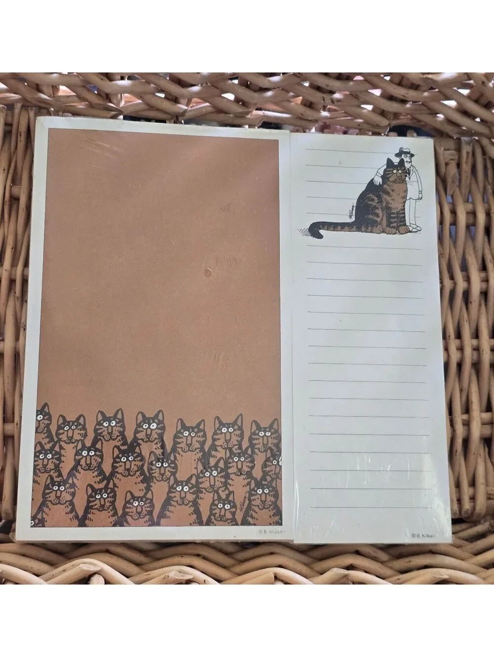 Kliban Cat Note Pads 1 Note Pad 1 List Pad Brand New